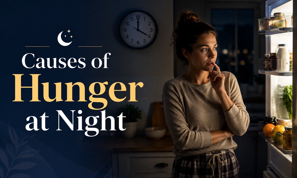 Hunger at Night: 10 Hidden Causes & How to Stop Late-Night Cravings causes of Hunger at Night