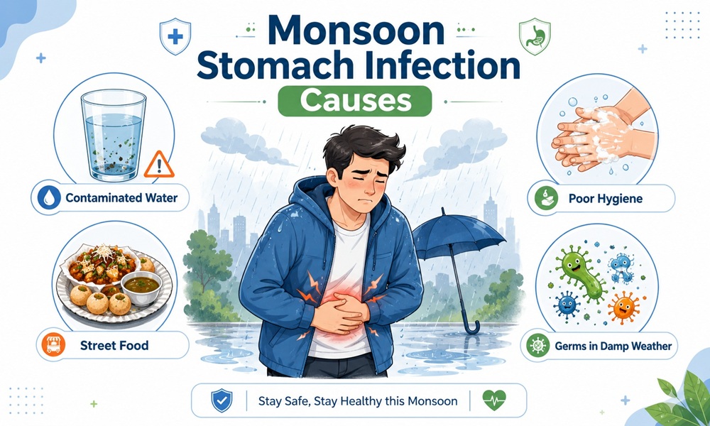 Monsoon Stomach Infection: Causes, Symptoms & Prevention monsoon stomach infection causes